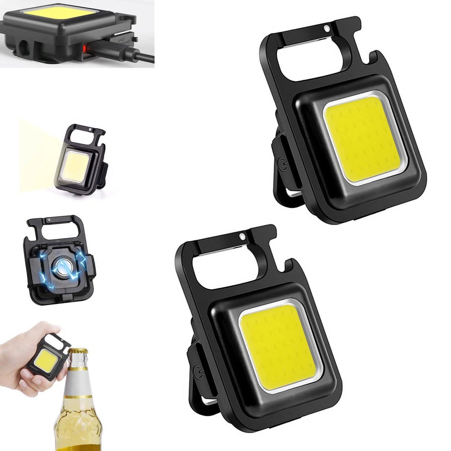 Mini Linterna Llavero  Potente Recargle