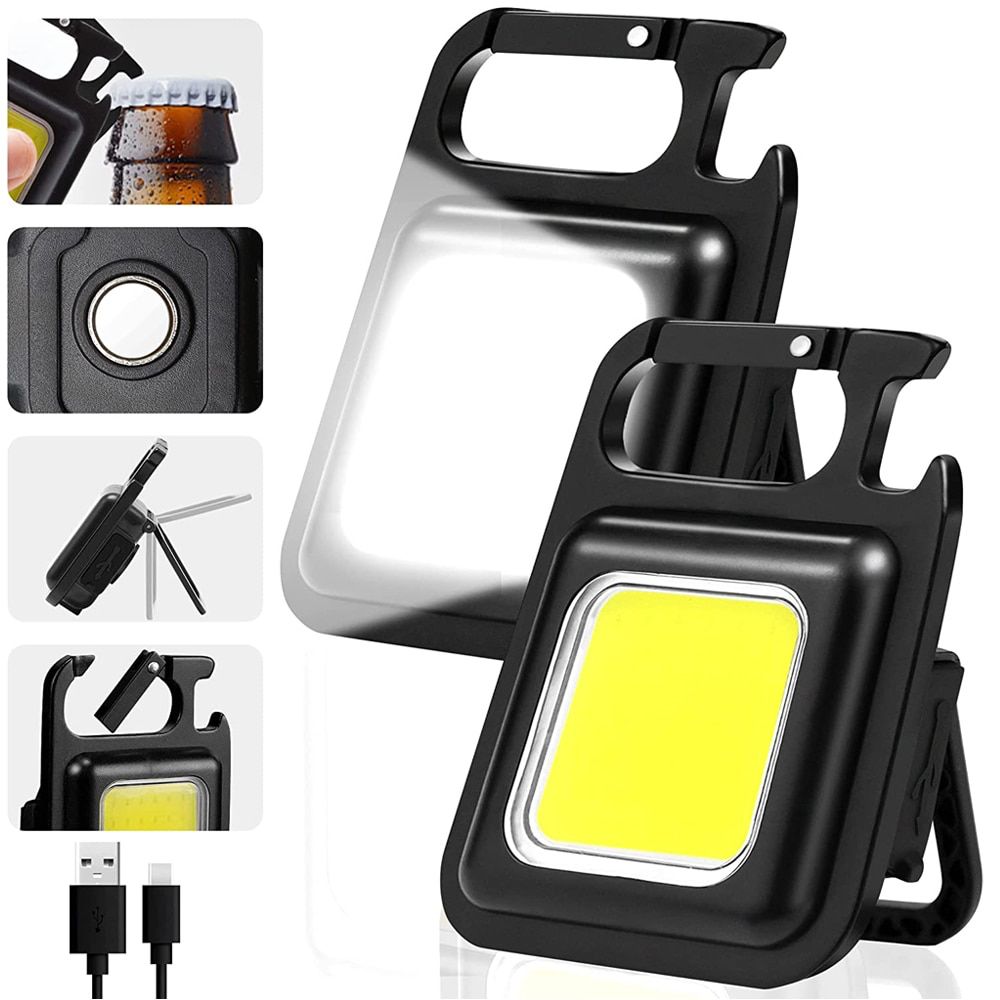 Mini Linterna Llavero  Potente Recargle